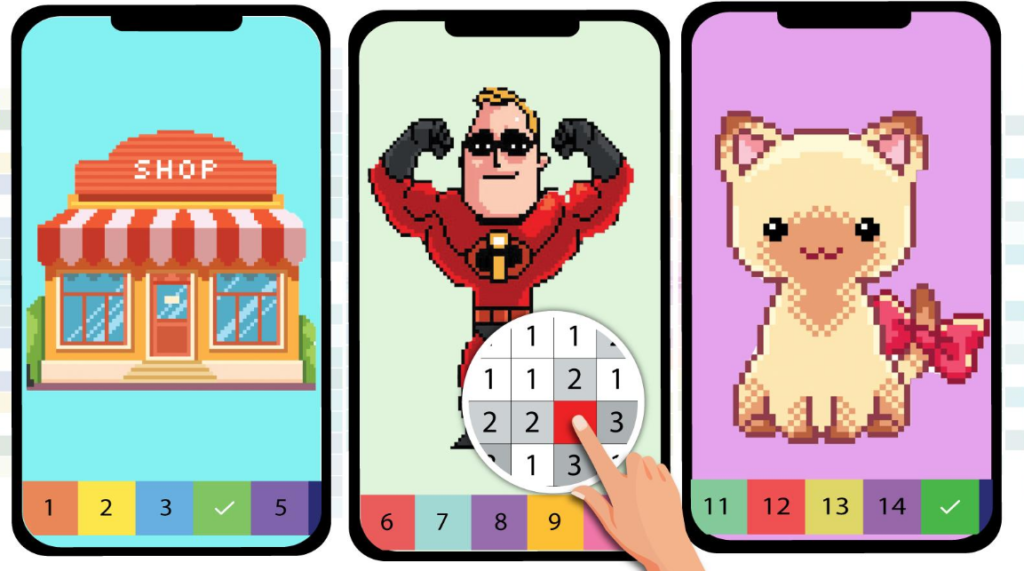 Digital Photography - What Are Color by Numbers Pixel Art?