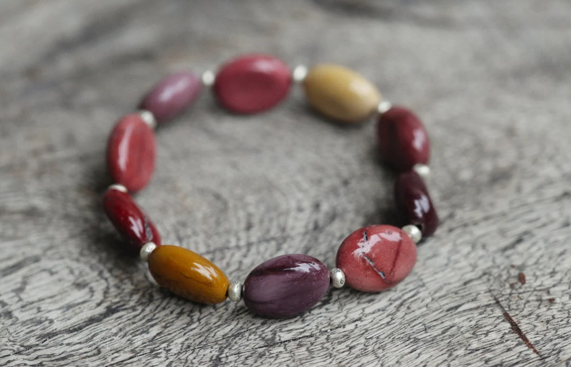 Experience the Elegance of a Leopardskin Jasper Bracelet Now